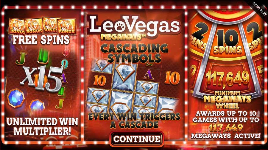 LeoVegas Megaways - Kasino seluler Swedia menawarkan slot dengan 117.649 peluang untuk menang