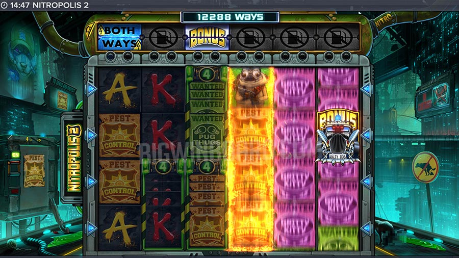 Nitropolis 2 - Ny galen spelautomat från ELK